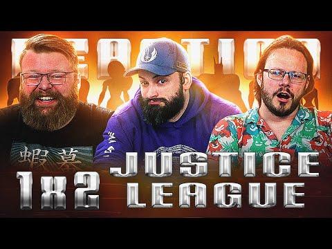 Justice League 1x2 REACTION!! "Secret Origins: Part II"
