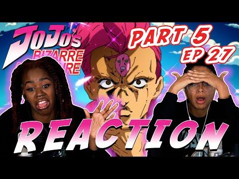 JBA: Golden Wind Part 5 Ep 27 - "King Crimson vs. Metallica" REACTION!!