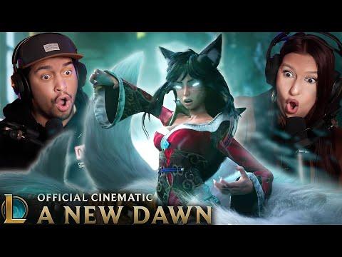 REACTING to League of Legends Cinematic - A NEW DAWN