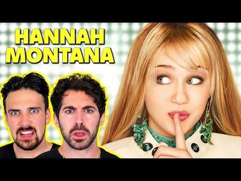 First time watching *HANNAH MONTANA* (but we're grown men)