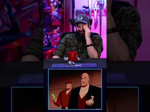 Nooo! It's the #superman the animated series finale! #reaction #dc #animation