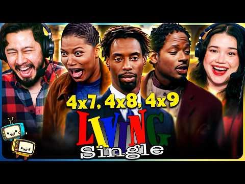 LIVING SINGLE (1996) 4x7, 4x8 & 4x9 REACTION! | First Time Watch | Queen Latifah