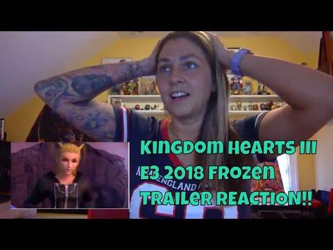 Kingdom Hearts III (KH 3) Official E3 2018 Frozen Trailer REACTION!!