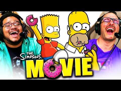 THE SIMPSONS MOVIE (2007) REACTION!! FIRST TIME WATCHING!! Homer Simpson | Spider-Pig | Movie Review