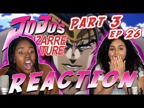 JJBA: Stardust Crusaders - Part 3 Ep 26 - Iggy the Fool and Geb's N'doul, Part 2 REACTION!!!