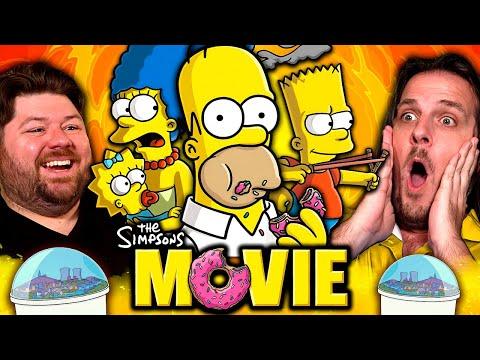 **THE SIMPSONS MOVIE** First Time Reaction