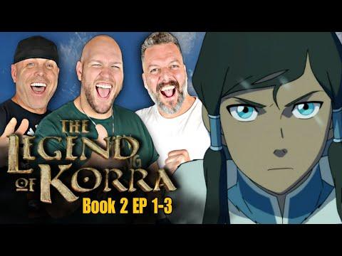 First time watching the LEGEND OF KORRA reaction s2 ep 1-3