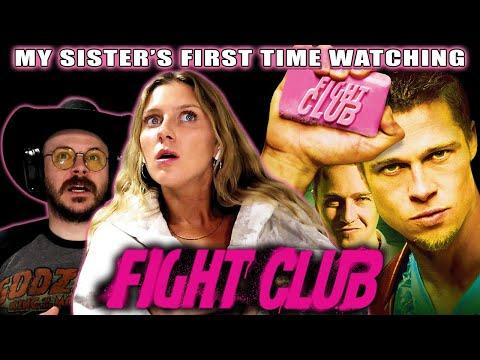 My Sister's First Time Watching Fight Club (1999) | Berly's Movie Reaction | It Blew Her Mind!