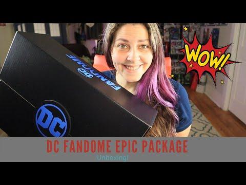 DC FanDome EPIC Gift Box UNBOXING!