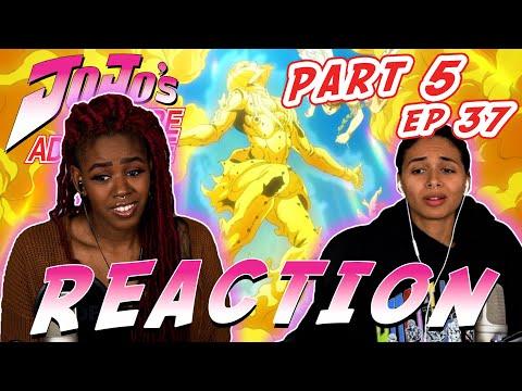 JBA: Golden Wind Part 5 Ep 37 - "King of Kings" REACTION!!
