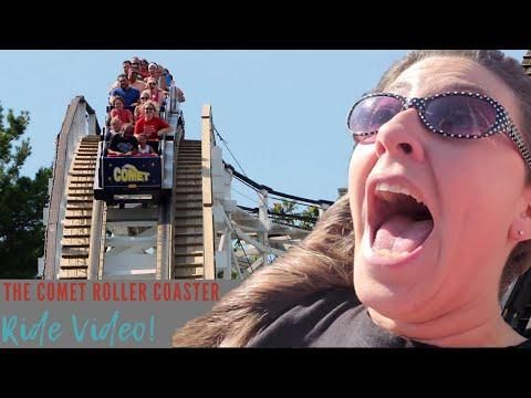 The Comet Roller Coaster at Hersheypark Ride Video!
