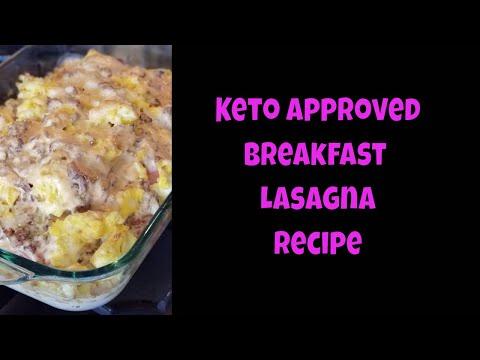 Keto Approved Breakfast Lasagna (Perfect for Dinner!)