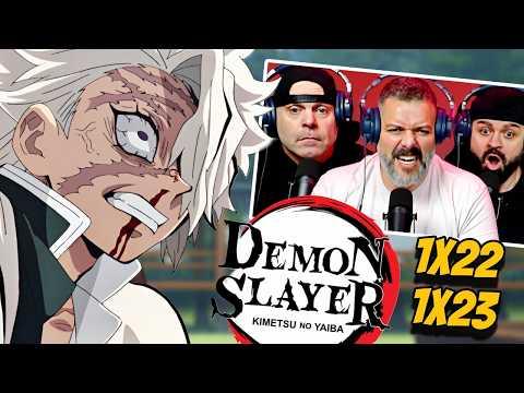 Demon Slayer reaction season 1 episode 22/23 (DUB)