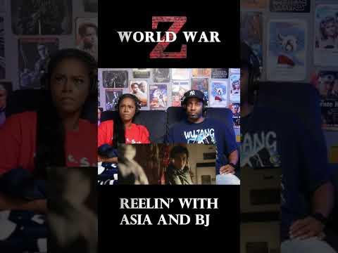 World War Z #shorts #moviereaction #couplesreaction #zombie #worldwarz  | Asia and BJ