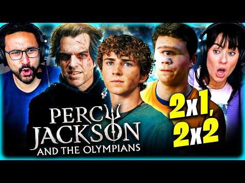 PERCY JACKSON AND THE OLYMPIANS Season 2 Episode 1 & 2 REACTION!! Sea Of Monsters | Disney Plus
