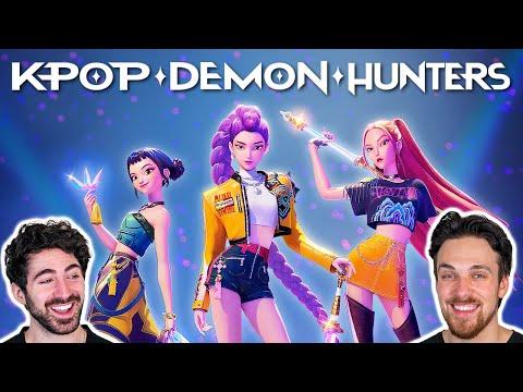 We're OBSESSED with *KPOP DEMON HUNTERS* (First time watching)