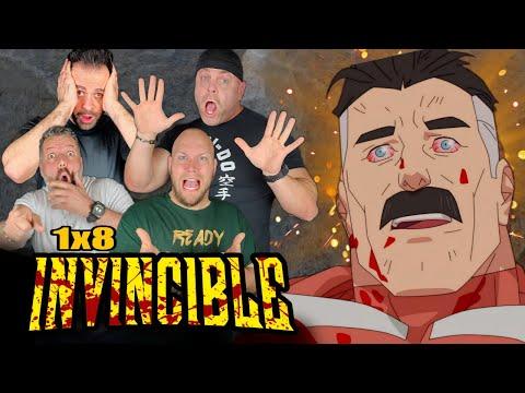 Omni-man is BRUTAL!!!!! First time watching Invincible 1X8 reaction