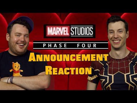 Marvel Studio's Phase 4 Announcement Reaction