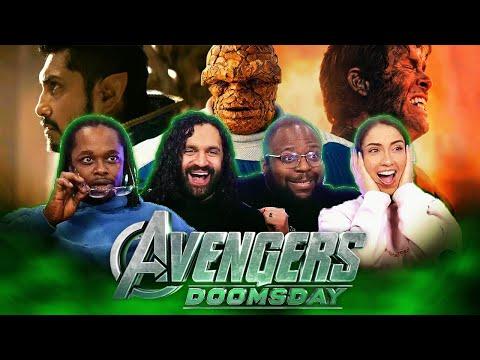 MORE!!! Avengers Doomsday! X-Men and Fantastic 4 Wakanda Trailers! | Group Reaction