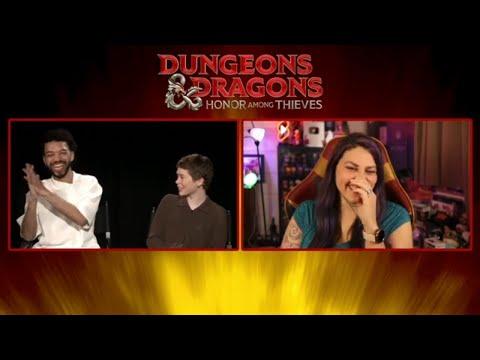 Justice Smith Talks Sophia Lillis Into Revealing Her Real Life Dungeons & Dragons Character Name