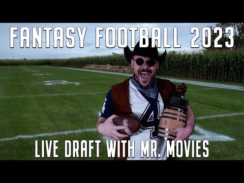 Fantasy Football 2023 | Live Draft with Mr. Movies