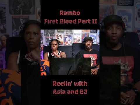 Rambo: First Blood Part II #shorts #moviereaction #couplesreaction #rambo   | Asia and BJ
