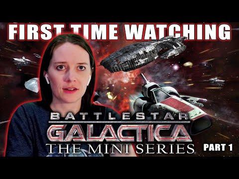 BATTLESTAR GALACTICA: The Miniseries | First Time Watching Reaction | Part 1 - This Is Awesome!