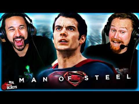 MAN OF STEEL (2013) MOVIE REACTION!! BEAUTIFUL MESS OR UNDERRATED MASTERPIECE?! Full  Commentary