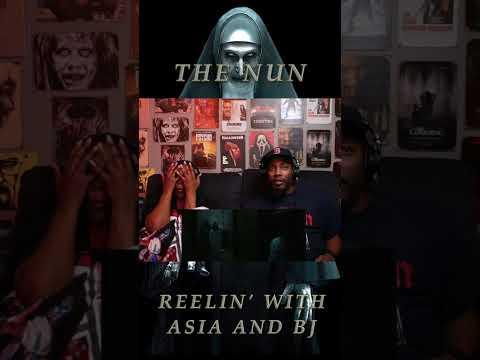 The Nun #shorts #scarymovie #couplesreaction #moviereaction  #thenun #theconjuring  | Asia and BJ