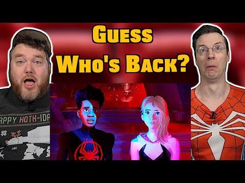 Spider-Man Across the Spider-Verse - Trailer Reaction