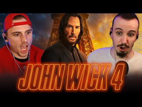JOHN WICK: CHAPTER 4 (2023) MOVIE REACTION!! - First Time Watching!