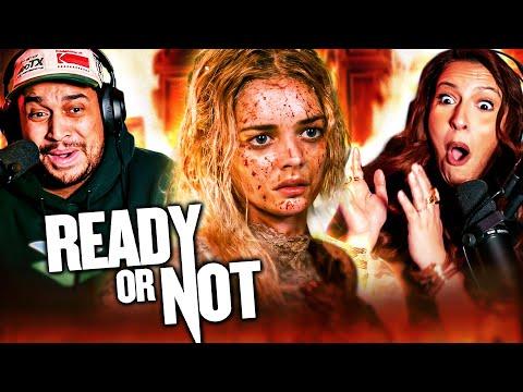 READY OR NOT (2019) MOVIE REACTION – WHAT DID WE JUST WATCH?! – FIRST TIME WATCHING – REVIEW
