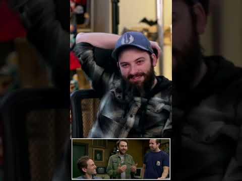 But the laughing tells us it's funny! #itsalwayssunnyinphiladelphia #reaction