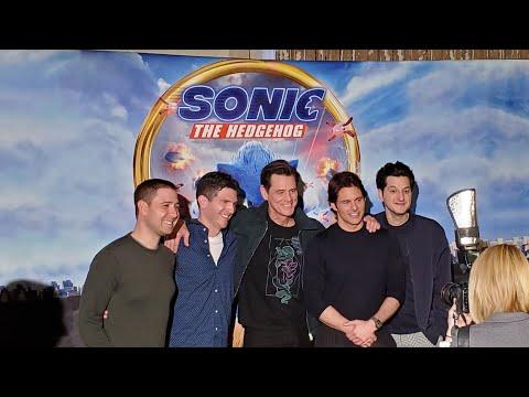 Sonic the Hedgehog Movie Cast Interview: Jim Carrey, James Marsden, Ben Schwartz