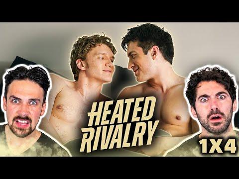 Straight guys watch *HEATED RIVALRY* EP 4 | We were NOT prepared for this