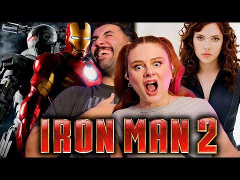 GIRLFRIEND REACTS TO * Iron Man 2 * FOR THE FIRST TIME!!