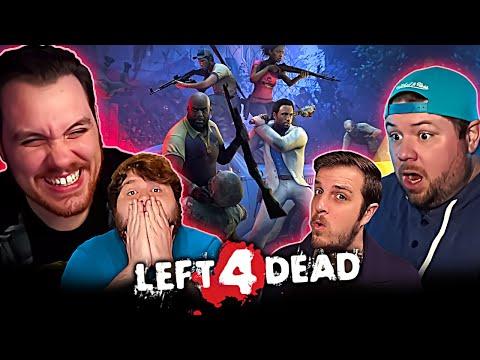 Left 4 Dead 1 & 2 Trailers and Intros Group Reaction