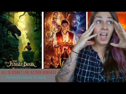All 16 Disney Live Action Remake Movies RANKED From Worst To Best!