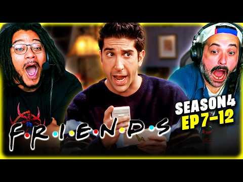 FRIENDS Season 4, Episodes 7, 8, 9, 10, 11 & 12 REACTION!! First Time Watching!
