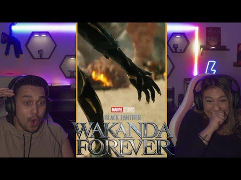 BLACK PANTHER WAKANDA FOREVER TRAILER REACTION AND DISCUSSION | RYAN COOGLER, LETITIA WRIGHT