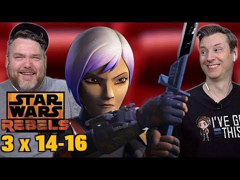 Sabine's First Lightsaber Training! - Star Wars Rebels S3 Eps. 14-16 Reaction