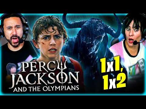 PERCY JACKSON AND THE OLYMPIANS Season 1 Episode 1 & 2 REACTION!! (Disney Plus)