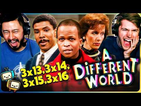 A DIFFERENT WORLD 3x13, 3x14, 3x15, 3x16 Reaction! | Jasmine Guy, Kadeem Hardison, w/ Jaby Koay