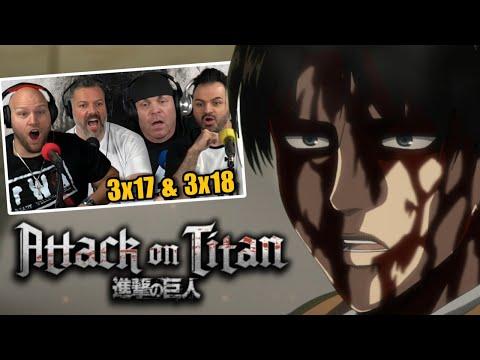 First time watching Attack on Titan reaction episodes 3x17 & 3x18 (Sub)