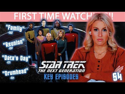 STAR TREK: THE NEXT GENERATION | SEASON 4 KEY EPISODES | FIRST TIME WATCHING