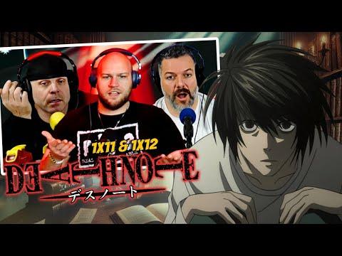 Death Note season 1 episode 1x11 & 1x12 reaction (DUB)