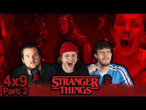 IT CAN'T END LIKE THIS... | Stranger Things 4x9 "The Piggyback" PART 2 Group Reaction!!