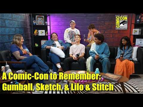 SDCC 2025 Interviews: Tony Hale, The Wonderfully Weird World of Gumball, and Lilo & Stitch (2025)!