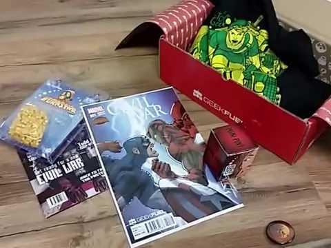 July 2015 Geek Fuel Unboxing
