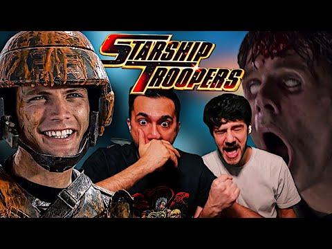 WOULD YOU LIKE TO KNOW MORE? Starship Troopers MOVIE REACTION!!